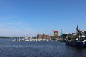 Blick zurück nach Rostock