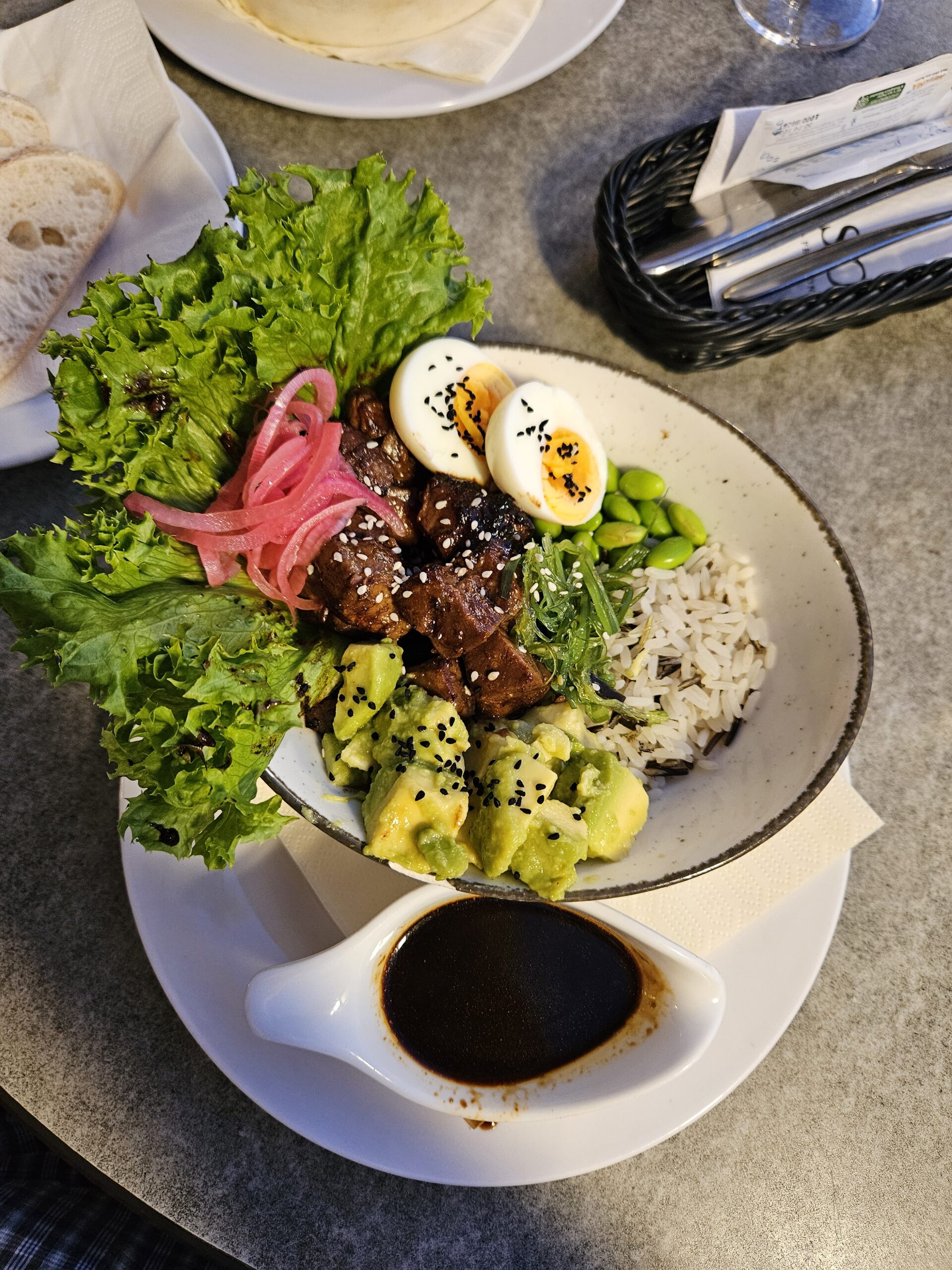 Bole im Restaurant Corso direkt am Meer