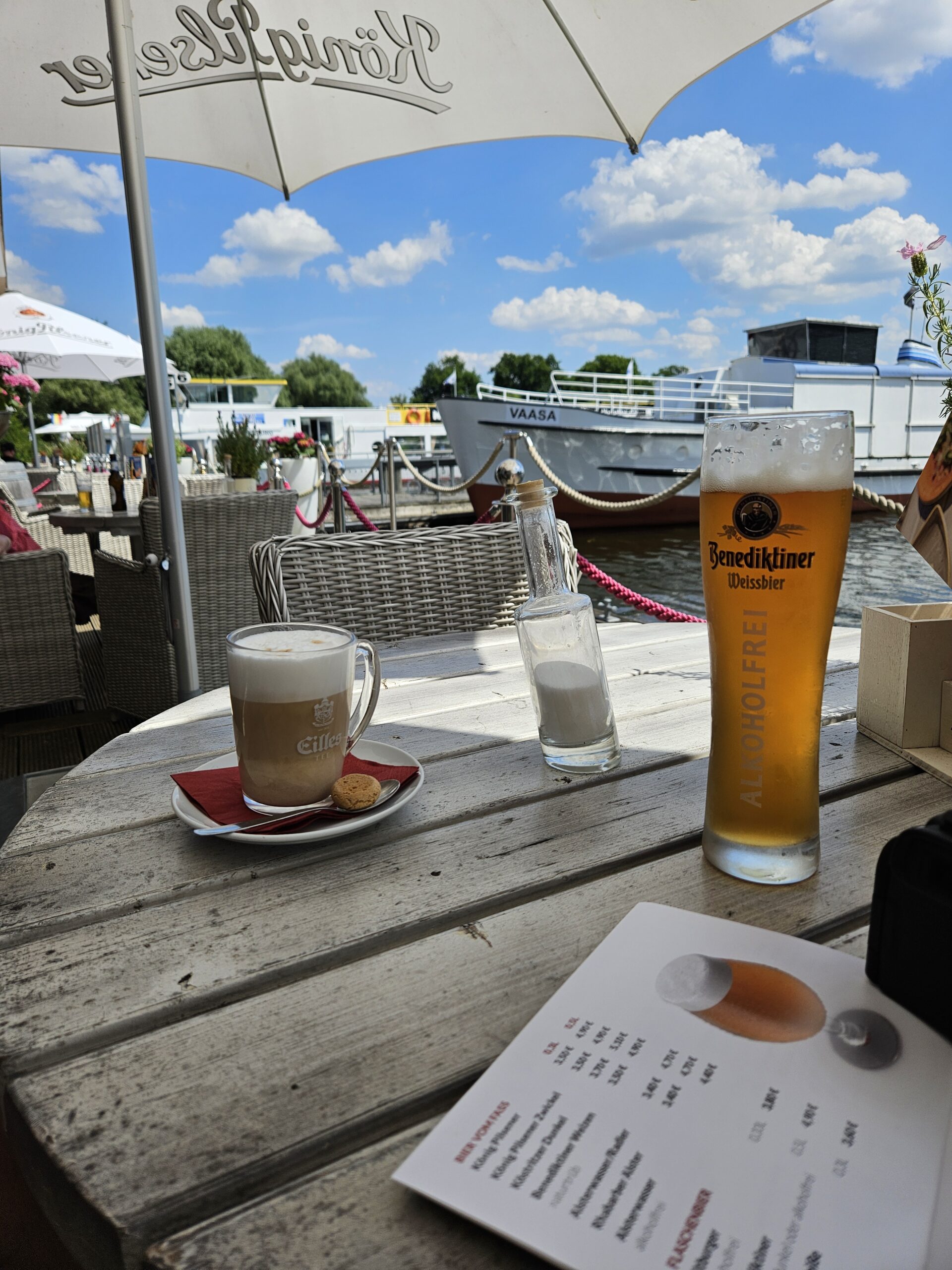 Eine kleine Pause muss man sich mal gönnen