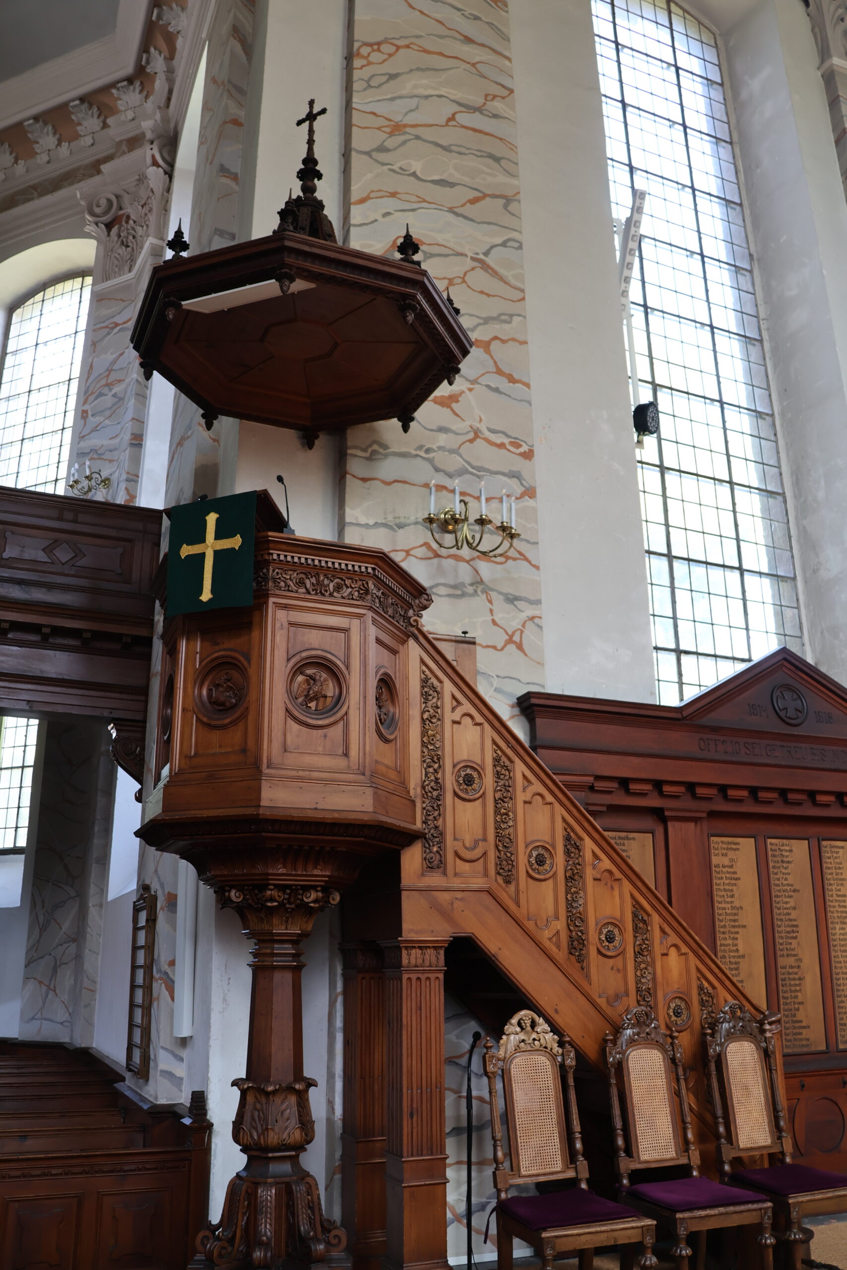 In der St. Nikolai- Schelfkirche Schwerin