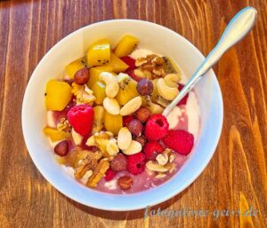 Müsli zum Mittag