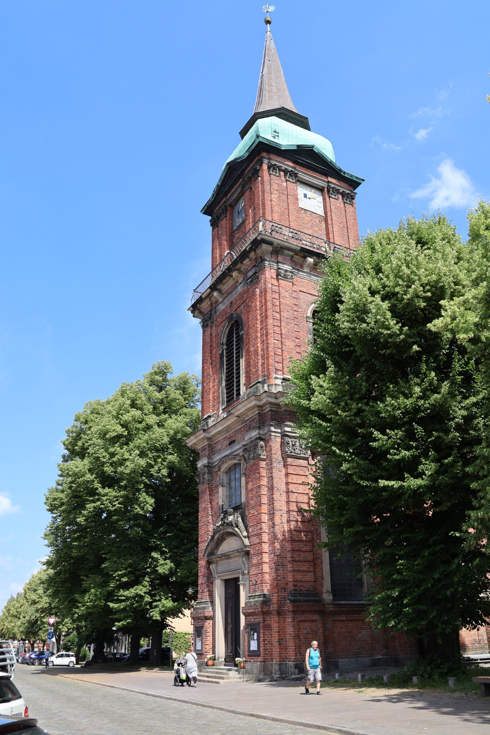 Turm der St. Nikolai- Schelfkirche Schwerin I