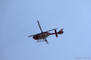 Hubschrauber über dem Bodensee