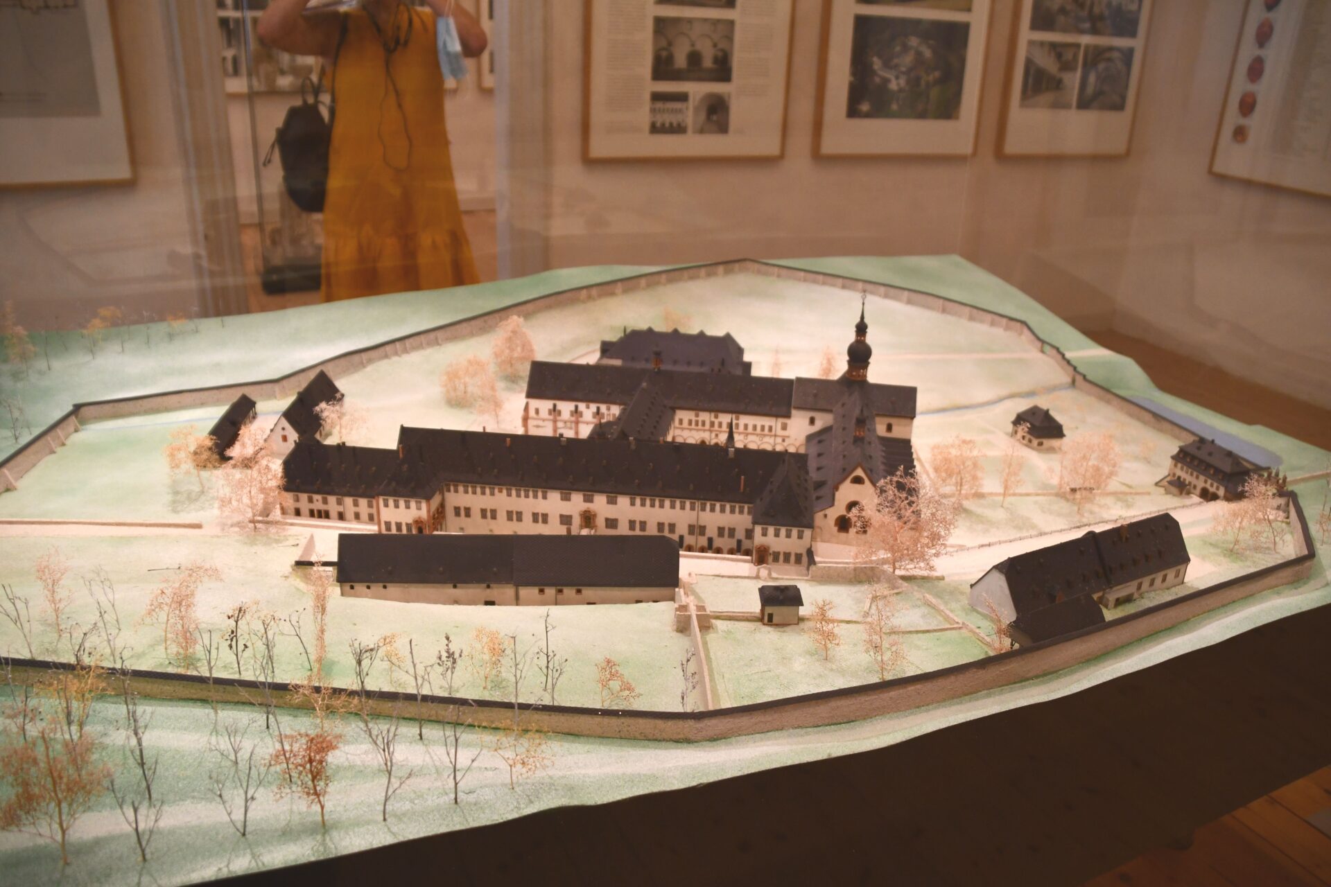 Modell des Kloster im Abteimuseum im Kloster Eberbach