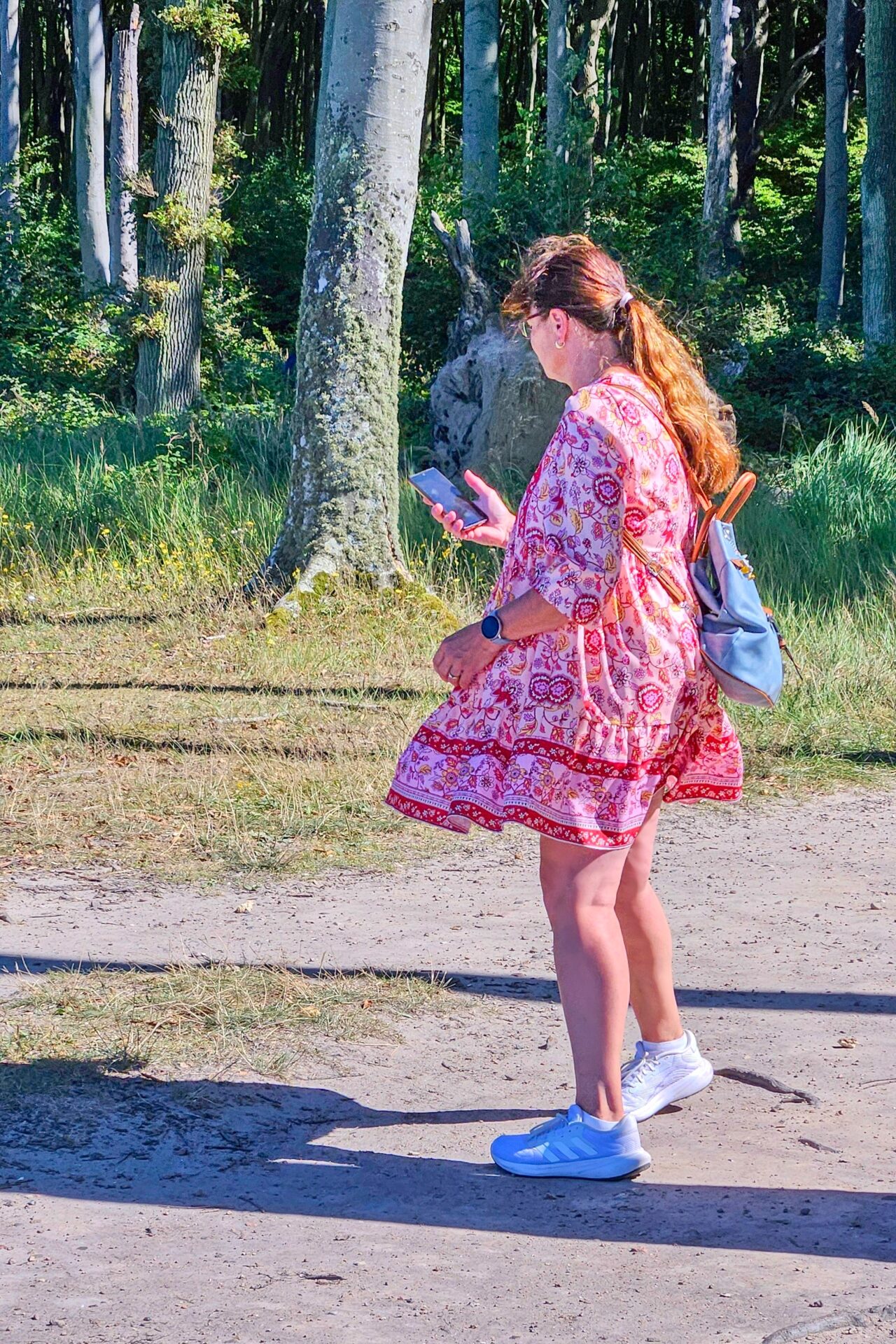 Manuela im Gespennsterwald Nienhagen 1